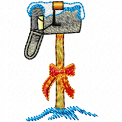 Mailbox Embroidery Design 2 Mailbox Embroidery Design 2